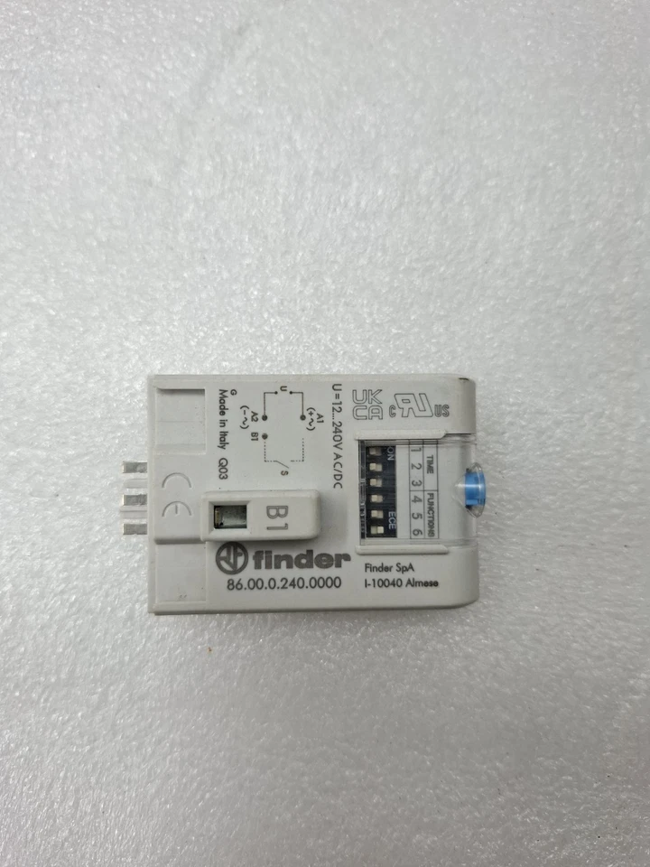 86.00.0.240.0000 Finder Multi-Function Timer Module 12V-240V AC/DC coil